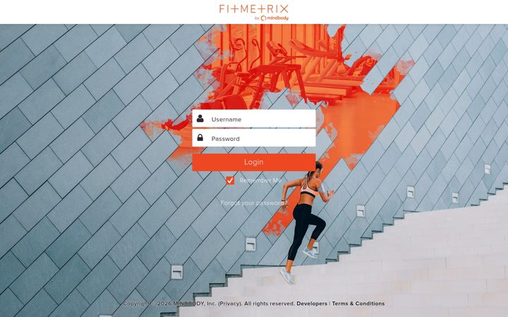 Screenshot of fitmetrix.io