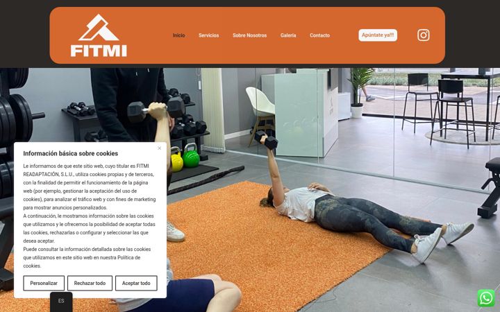 Screenshot of fitmi.es