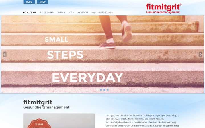 Screenshot of fitmitgrit.com