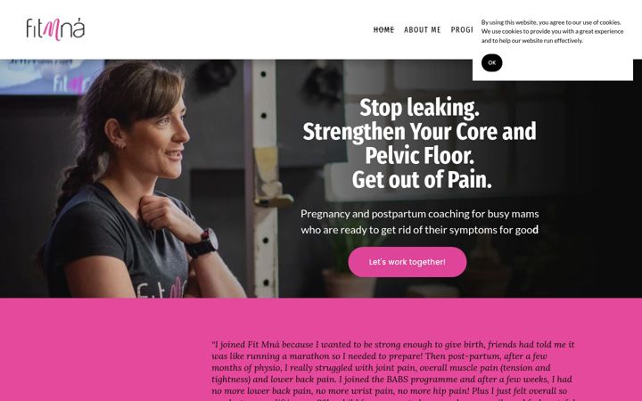 Screenshot of fitmna.com