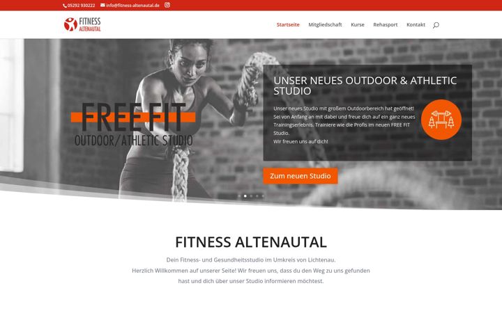 Screenshot of fitness-altenautal.de