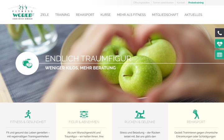 Screenshot of fitness-bb.de