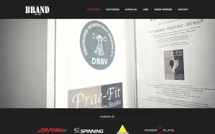 Screenshot of fitness-brand.de