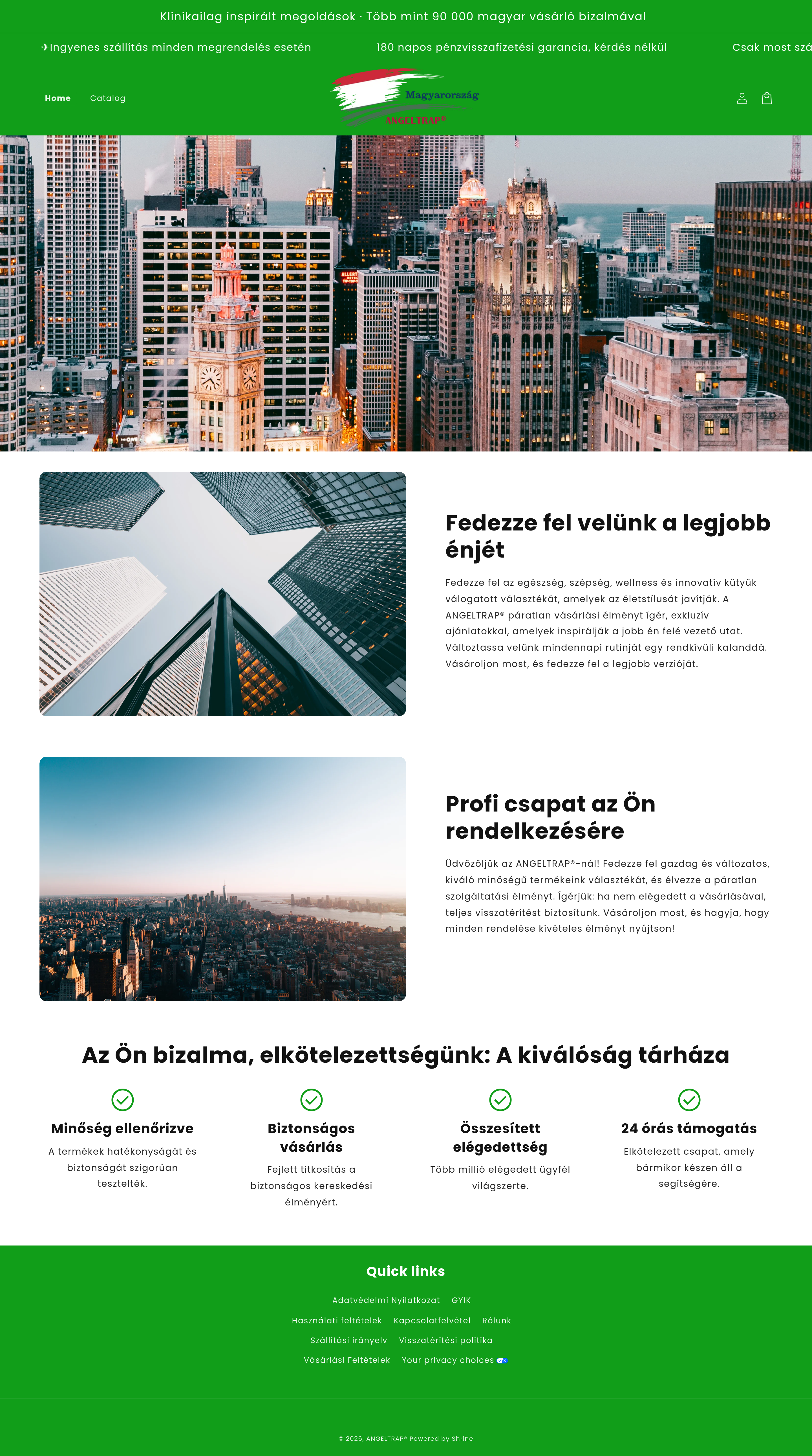 Screenshot of 
      ANGELTRAP®
