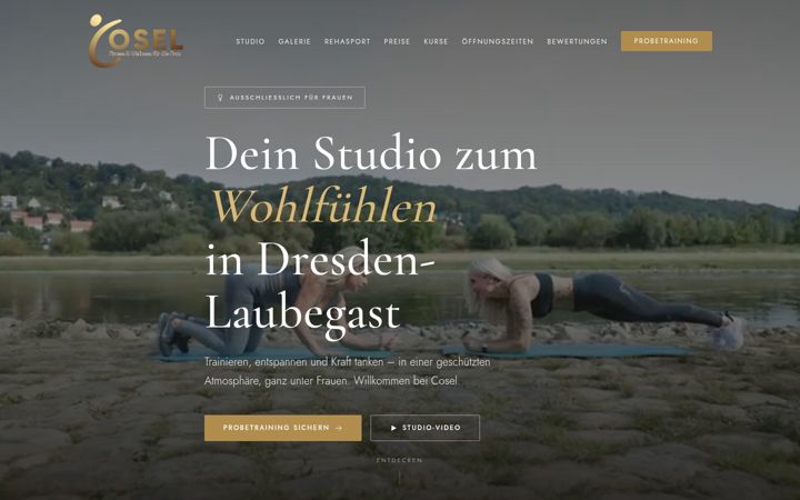 Screenshot of fitness-cosel.de