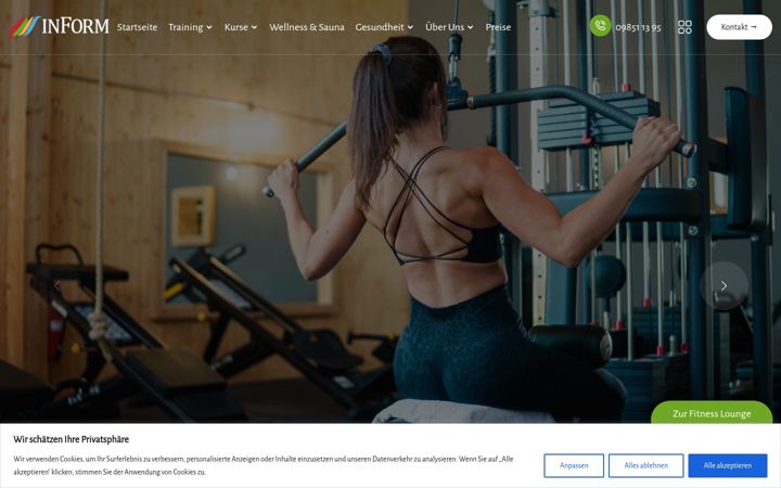 Screenshot of fitness-dinkelsbuehl.de