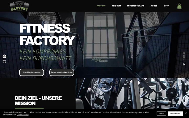 Screenshot stránky fitness-fact.de