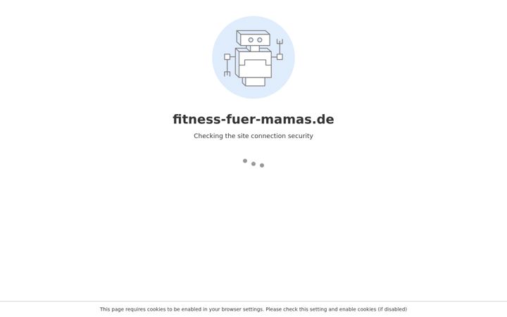 Screenshot of fitness-fuer-mamas.de