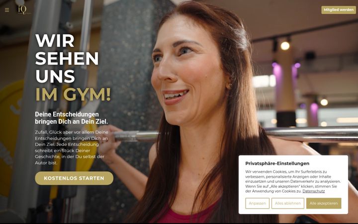 Screenshot of fitness-im-quartier.de
