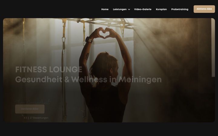 Screenshot of fitness-meiningen.de