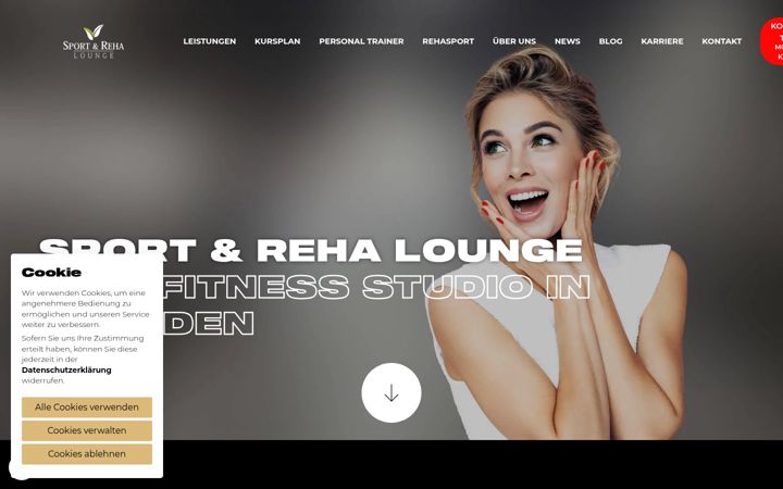 Screenshot of fitness-vital-lounge.net