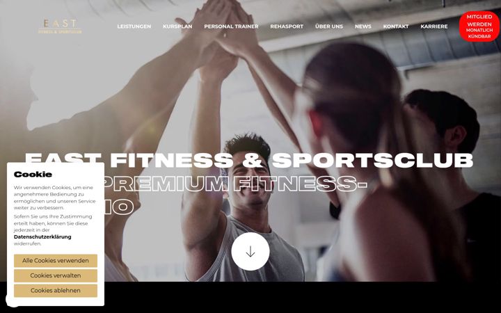 Screenshot of fitness-werl.de