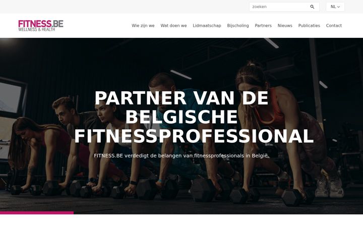 Screenshot of fitness.be