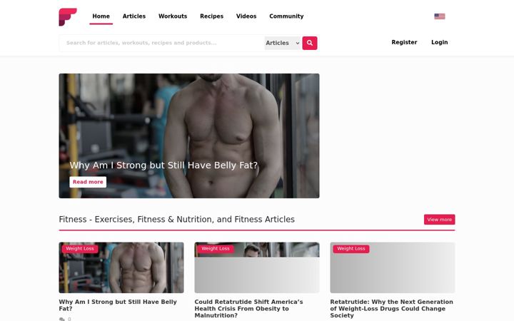Zrzut ekranu fitness.com