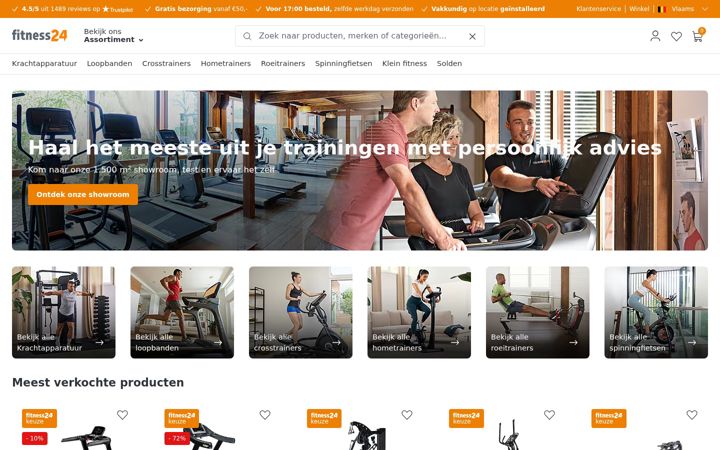 Screenshot of fitness24.be