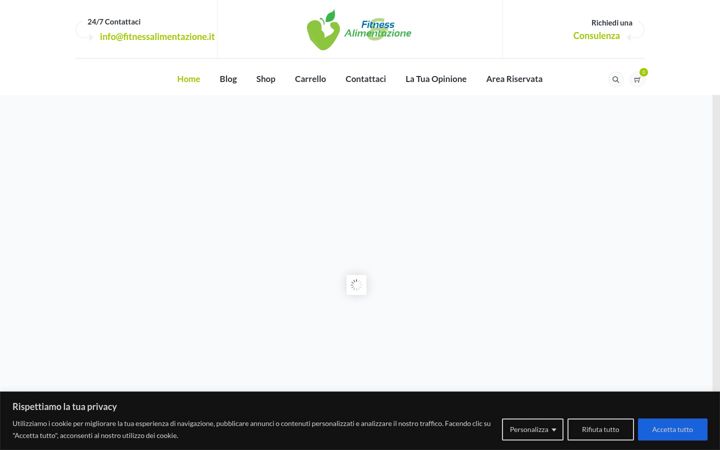 Screenshot του fitnessalimentazione.it
