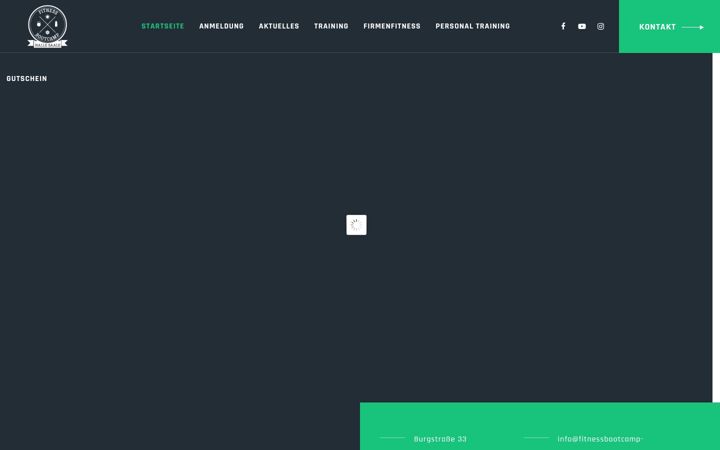 Screenshot of fitnessbootcamp-halle.de