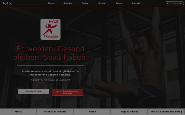 Screenshot of fitnesscenter-am-schlagbaum.de