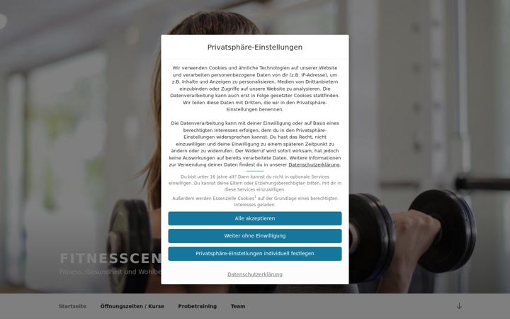Captura de pantalla de fitnesscenter-schoellkrippen.de