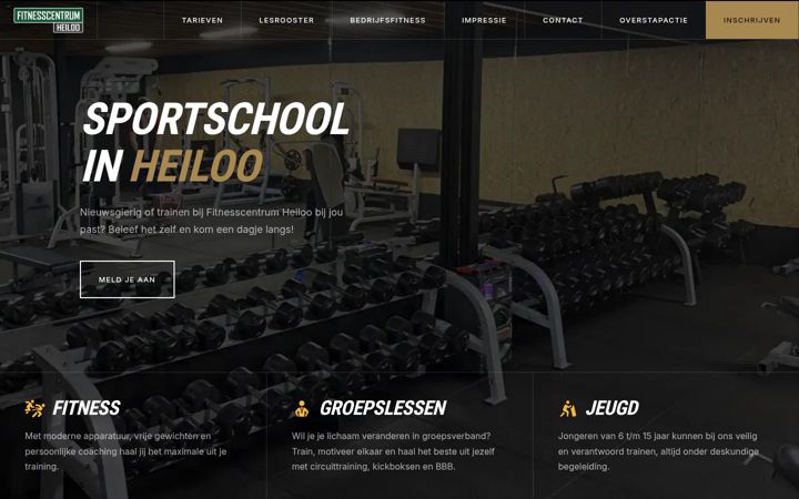 Screenshot of fitnesscentrumheiloo.nl