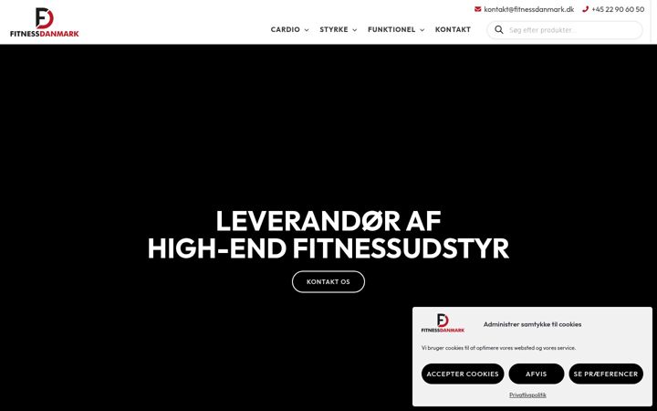 Screenshot of fitnessdanmark.dk