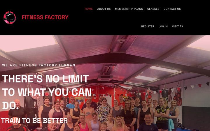 Snímek obrazovky fitnessfactory-lurgan.co.uk