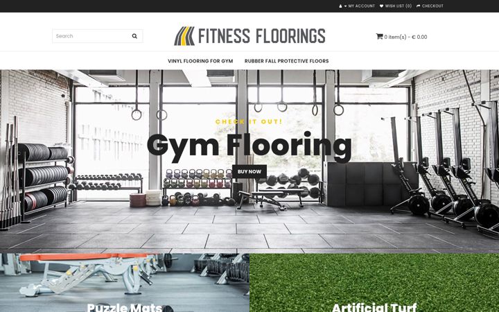 Screenshot of fitnessfloorings.com