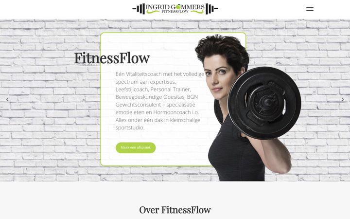 Screenshot του fitnessflow.nl