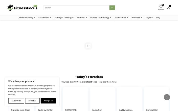 Screenshot of fitnessfocus365.com