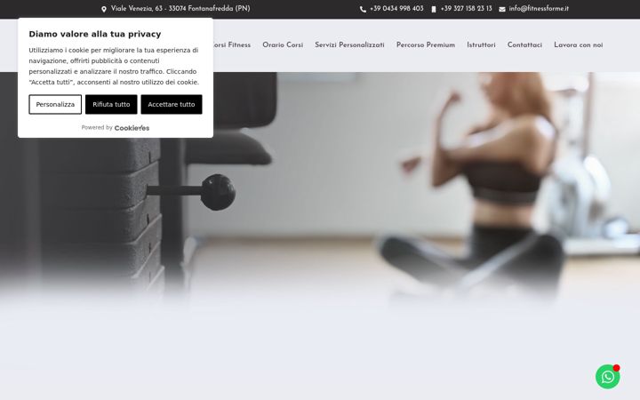 Screenshot of fitnessforme.it