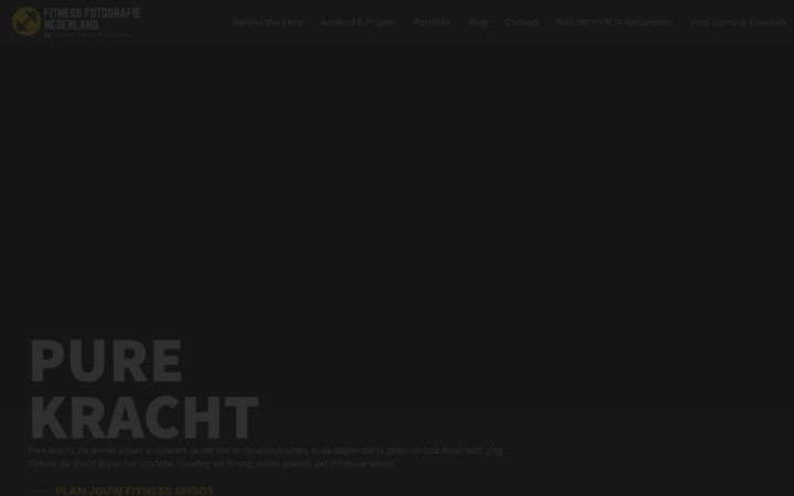 Screenshot of fitnessfotografienederland.nl