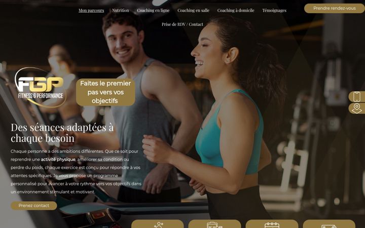 Screenshot of fitnessgperformance.fr