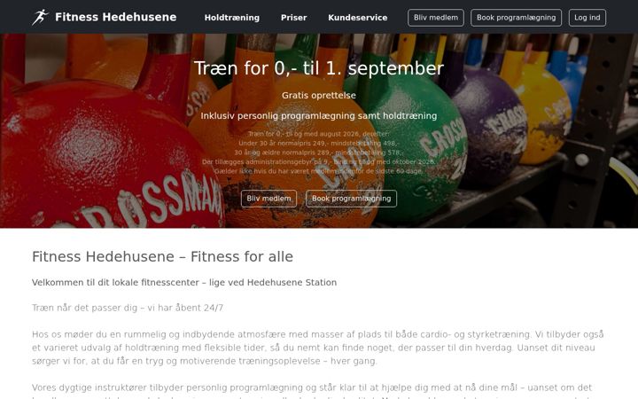 Screenshot of fitnesshedehusene.dk