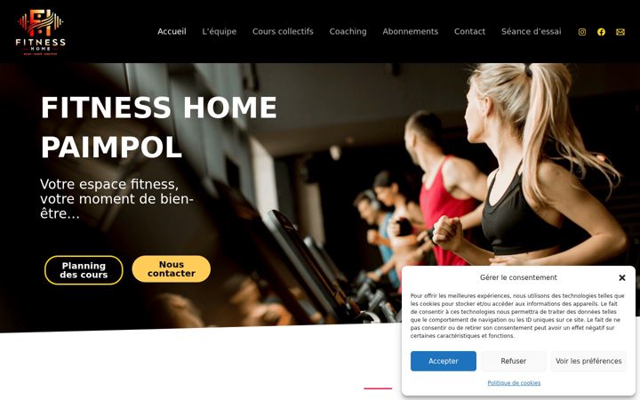 Screenshot of fitnesshomepaimpol.fr
