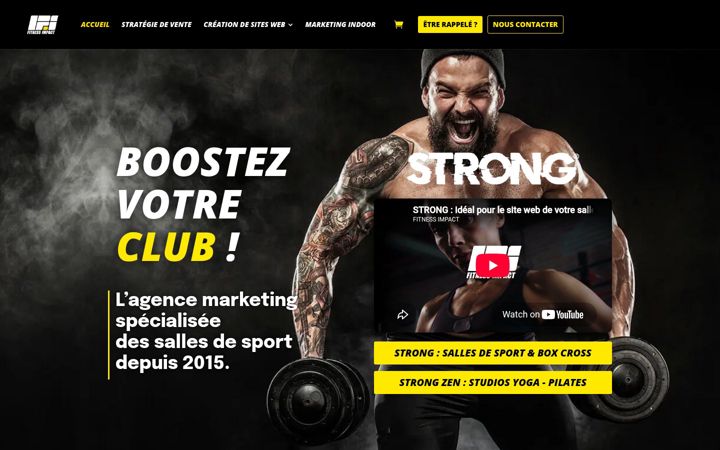 Screenshot of fitnessimpact.fr