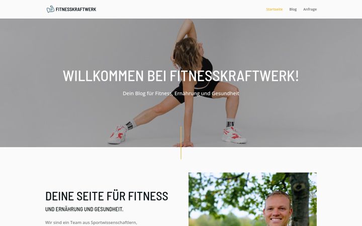 Screenshot of fitnesskraftwerk.de