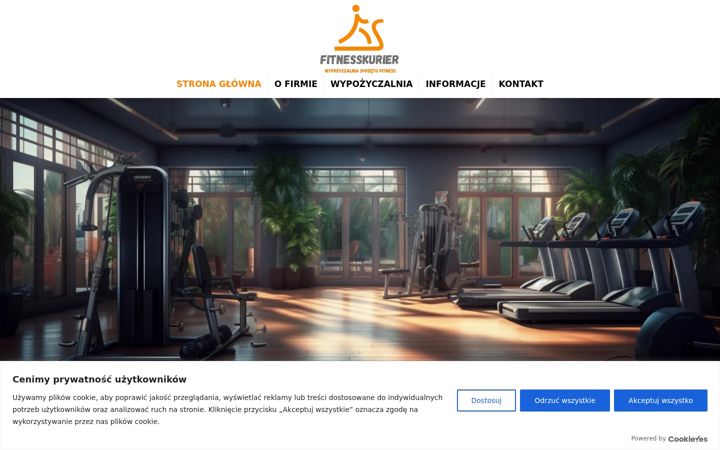 Screenshot of fitnesskurier.pl