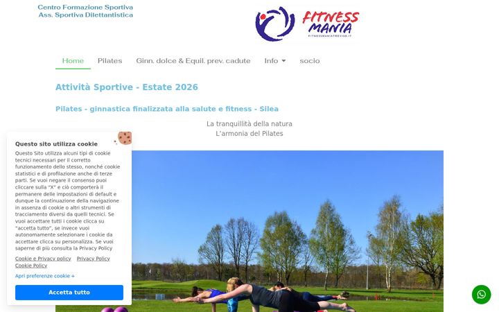 Screenshot του fitnessmaniatreviso.it