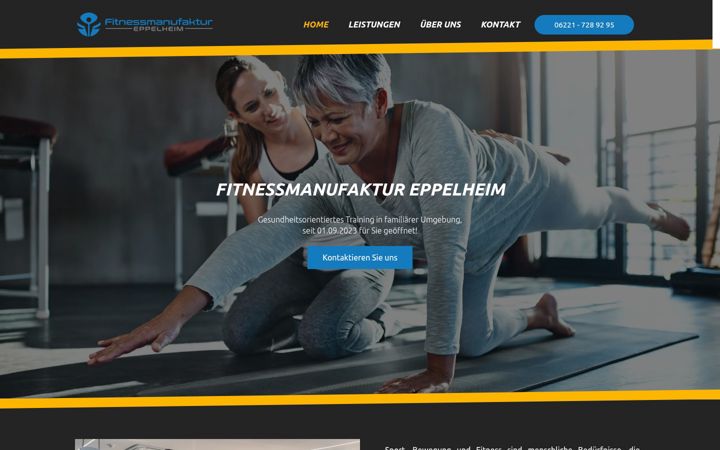 Screenshot of fitnessmanufaktur-eppelheim.de