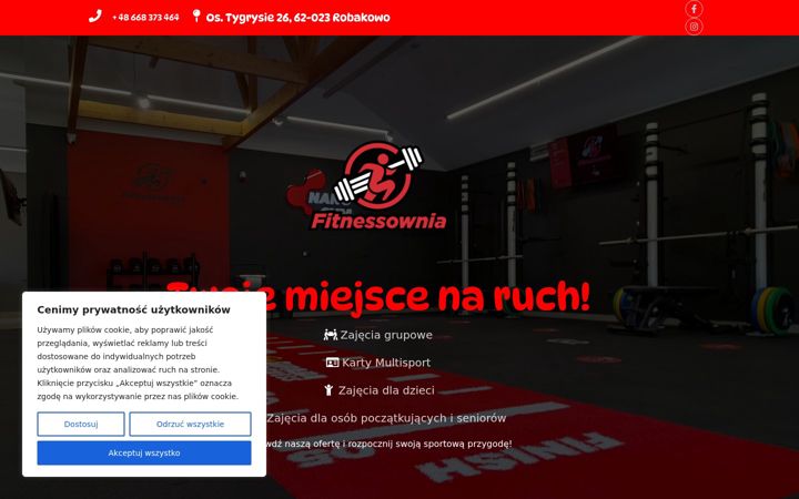 Screenshot of fitnessownia.com