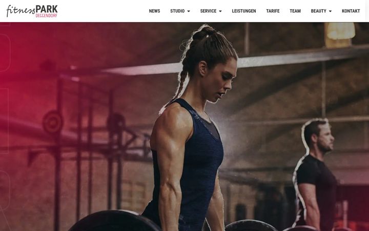Captura de pantalla de fitnesspark-deggendorf.de