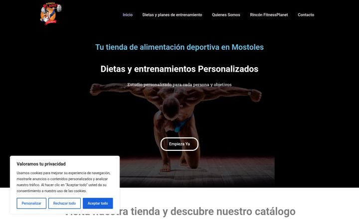 Screenshot of fitnessplanetmostoles.com