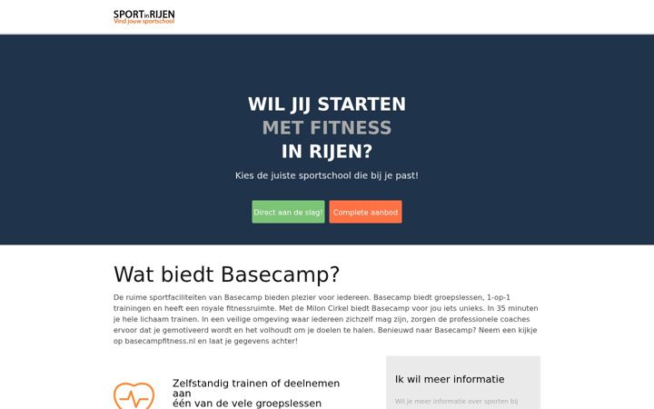 Screenshot of fitnessrijen.nl