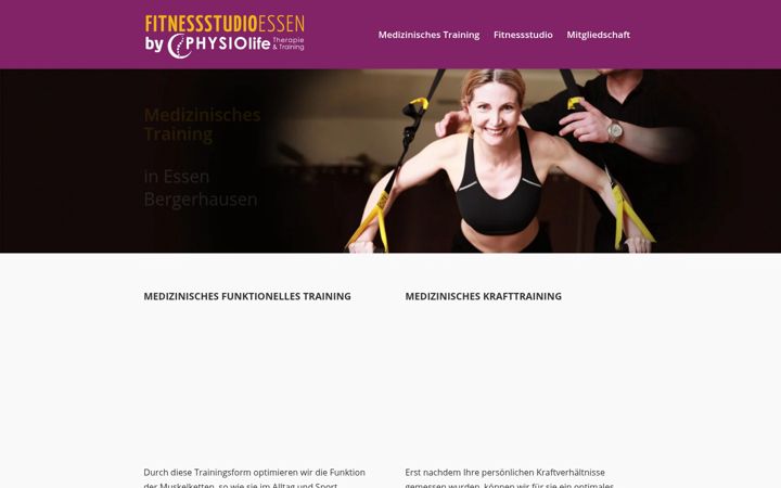 Screenshot of fitnessstudio-essen.de