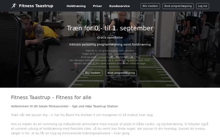 Screenshot of fitnesstaastrup.dk