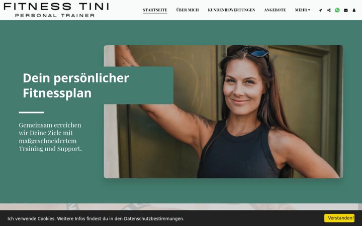 Screenshot of fitnesstini.de