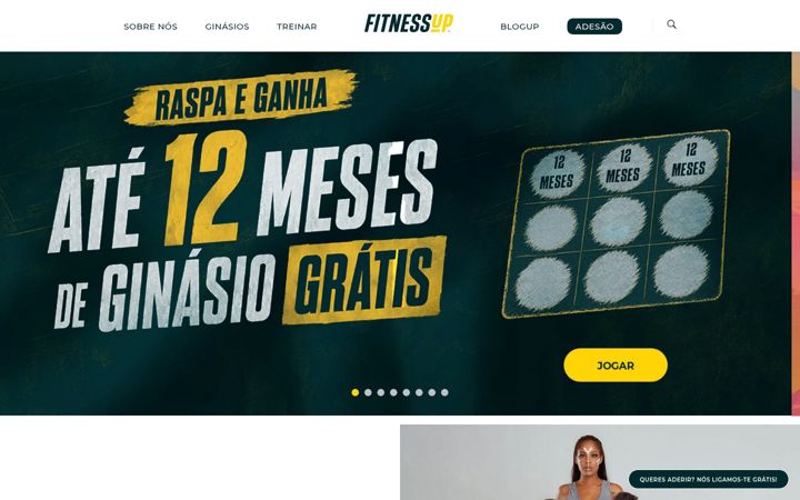 Zrzut ekranu fitnessup.pt