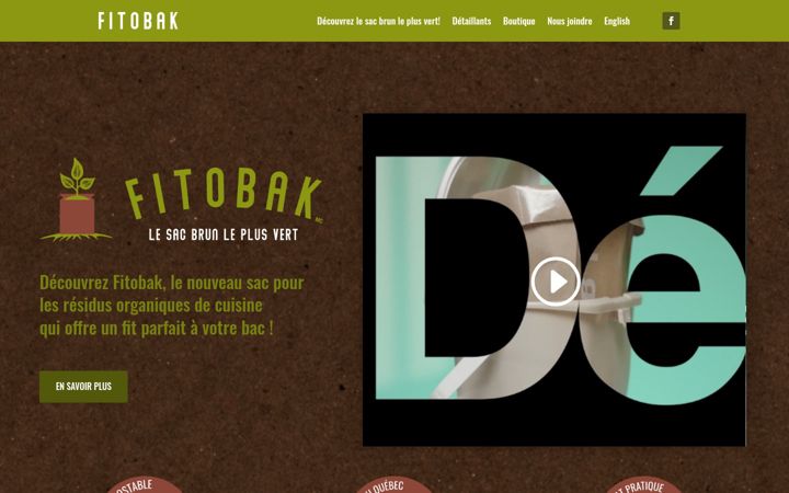 Screenshot of fitobak.ca