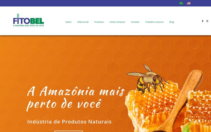 Captura de pantalla de fitobel.com.br