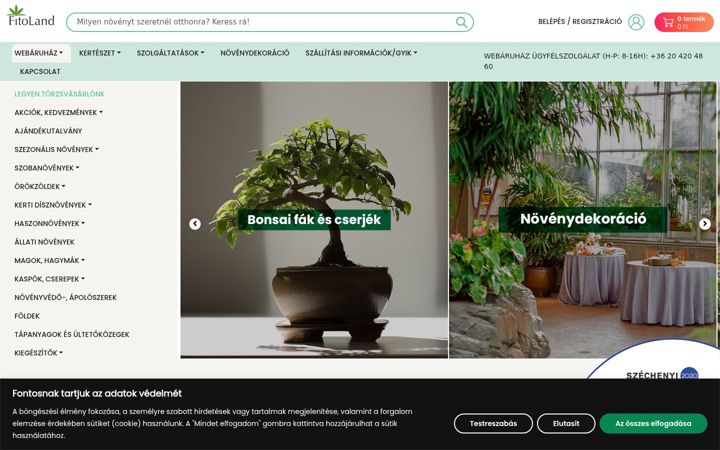 Screenshot of fitoland.hu